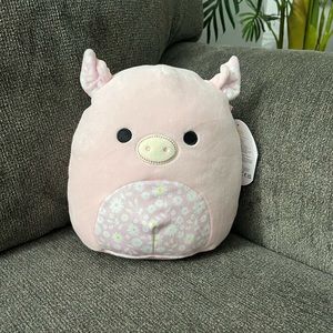 *NWT* Squishmallows 8” Peter the Pastel Pink Pig Flowers Floral Spring
